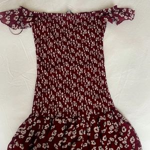 zara floral mini dress